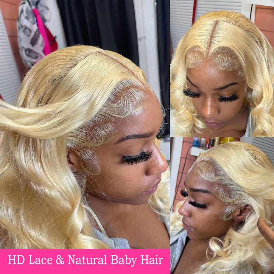 Peruki z ludzkich włosów Body  – 613 Blonde Body Wave Lace Front Wig recenzja i cena