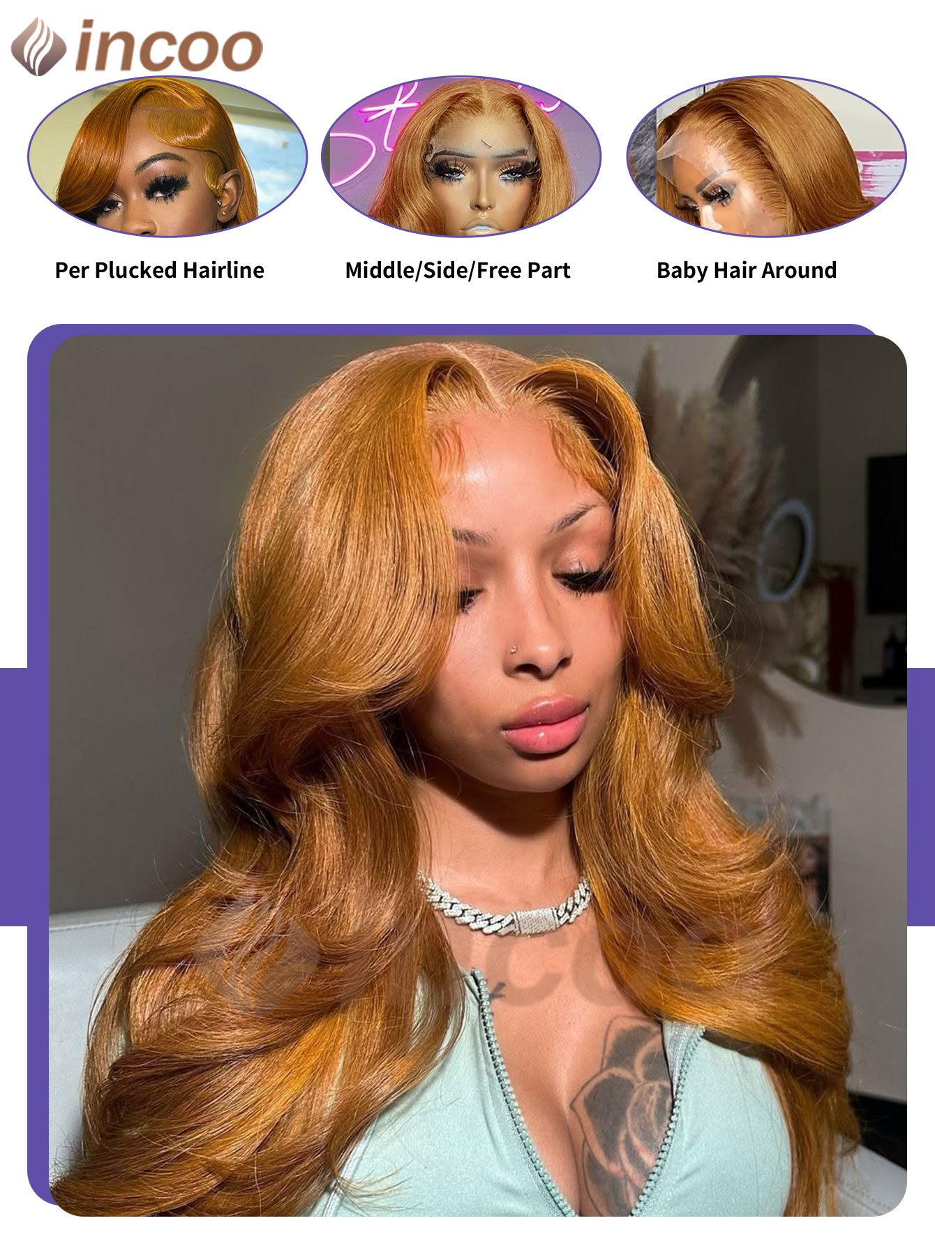 Ginger Blonde 13X6 Lace Front  – 613 Blonde Body Wave Lace Front Wig recenzja i cena