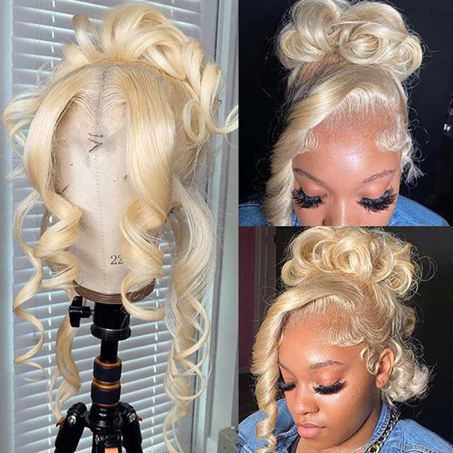 Peruki z włosów naturalnych, b – 613 Blonde Body Wave Lace Front Wig recenzja i cena