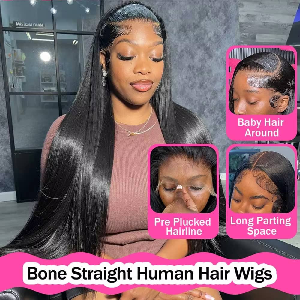 Peruka z prostych włosów ludzk – Hd Lace Frontal Wig Human Hair Pre Plucked recenzja i cena